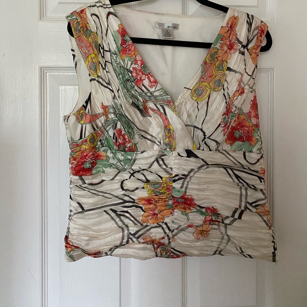 SALE🖤 Flower Silk Blouse